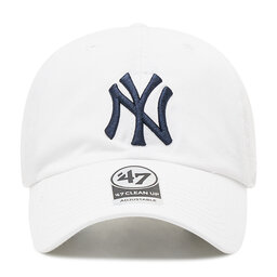 

Бейсболка 47 Brand New York Yankees 47 Clean Up B-RGW17GWS-WHA White, Білий