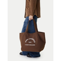 KARL LAGERFELD Handtasche KARL LAGERFELD A1W50006 Braun