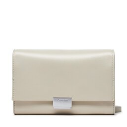 Calvin Klein Дамска чанта Calvin Klein Archive Hw Crossbody_Shiny K60K611453 Dk Ecru PC4