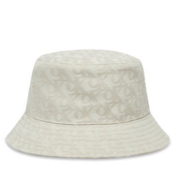 Calvin Klein Klobouk Calvin Klein Logo Jacquard Bucket Hat LV04K5059G Béžová