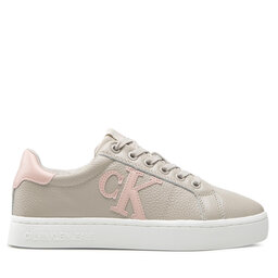 

Снікерcи Calvin Klein Jeans Classic Cupsole Laceup Low YW0YW00775 Eggshell/Pink Blush 0F4, Бежевий