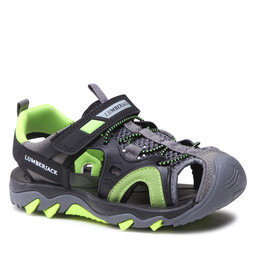 Lumberjack Apavi Lumberjack CLOSED SANDAL BLACK/ACID GREEN