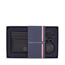 

Набір чохол на картки і брелок Tommy Hilfiger Gp Imd Cc Holder And Key Fob AM0AM11633 BDS, Чорний
