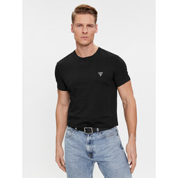 Guess Guess T-shirt Caleb U97M00 KCD31 Nero Slim Fit