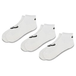 Asics Set od 3 para unisex visokih čarapa Asics 3PPK Quarter Sock 155205 White 0001
