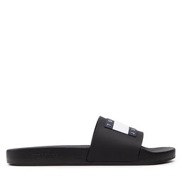 

Шльопанці Tommy Jeans Mens Flag Pool Slide EM0EM01021 Black BDS, Чорний