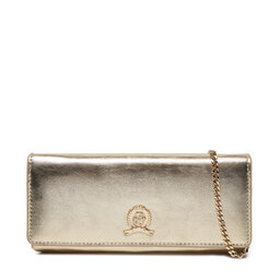 Tommy Hilfiger Torebka Tommy Hilfiger Luxe Leather Lrg AW0AW17116 Złoty