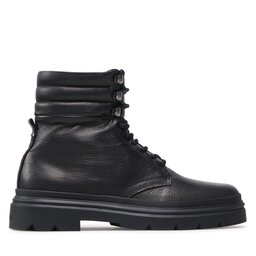 Calvin Klein Schnürstiefeletten Calvin Klein Combat Boot Pb Lh HM0HM00667 Schwarz