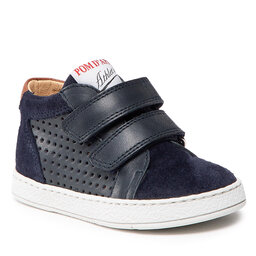 Pom d'Api Sneakersy Pom d'Api Mousse Dop N1SAAT04R1 M Marine/Camel