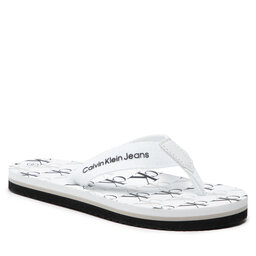 Calvin Klein Jeans Flip flop Calvin Klein Jeans Logo Print Flip Flop V3X8-80156-0058 M White 100