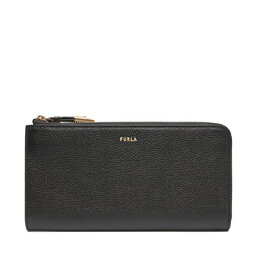 Furla Duży Portfel Damski Furla Goccia L Zip Around WP00471 BX3036 KH O6000 Czarny