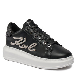 KARL LAGERFELD Zapatillas KARL LAGERFELD KL62510G Black Lthr w/Silver 00S