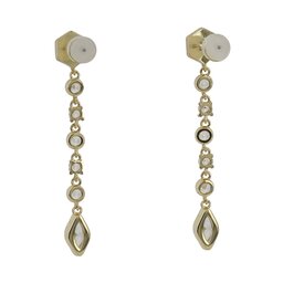 

Сережки Luv AJ Stellar Bezel Drop Studs HOL22-E-SBDRS-G Gold, Золотий