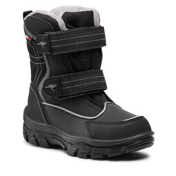KangaRoos Śniegowce KangaRoos K-Leno V Rtx 18780 000 5003 Jet Black/Steel Grey