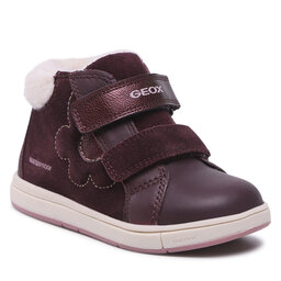 Geox Kotníková obuv Geox B Trottola G. Wpf A B264ZA 02243 C7357 S Dk Burgundy