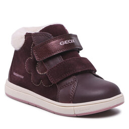 Geox Зимни обувки Geox B Trottola G. Wpf A B264ZA 02243 C7357 S Dk Burgundy