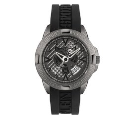 Plein Sport Klocka Plein Sport Touchdown PSFBA0823 Black Guilloché