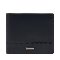 Tommy Hilfiger Nagyméretű férfi pénztárca Tommy Hilfiger Th Corp Cc Flap And Coin AM0AM13246 Sötétkék
