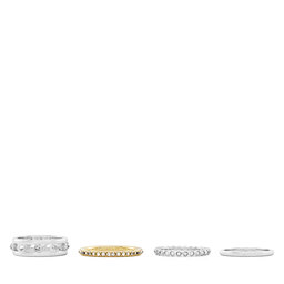 Coach Set di 3 anelli Coach 37506210 Argento