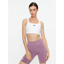 Under Armour Under Armour Špotni nedrček Ua Hg Armour High 1379195 Bela Compression Fit