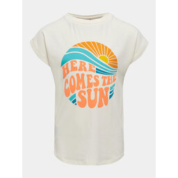 Kids ONLY Kids ONLY T-Shirt Brenda 15319458 Λευκό Regular Fit