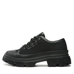 

Туфлі KARL LAGERFELD KL25211 Black Canvas Mono, Чорний