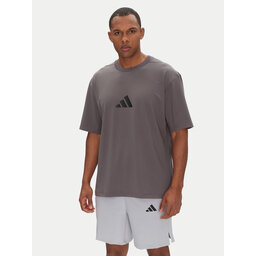adidas adidas Marškinėliai Z.N.E. JC5483 Pilka Loose Fit