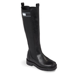Tommy Jeans Cizme Tommy Jeans Tjw High Shaft Boot EN0EN02316 Black BDS