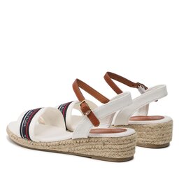 

Еспадрильї Tommy Hilfiger Rope Wedge T3A7-32777-0048X100 S White/Tobacco X100, Білий