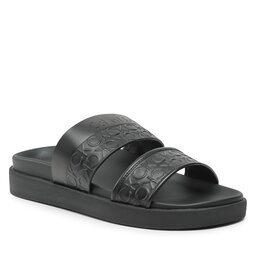 Calvin Klein Mules / sandales de bain Calvin Klein Ergo Slide - Hf Mono HW0HW01535 Blacko Mono 0GN