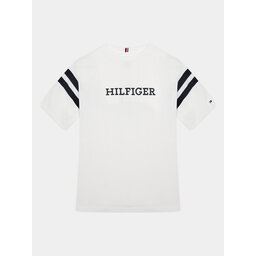Tommy Hilfiger Tommy Hilfiger Camiseta Varsity KB0KB08678 D Blanco Regular Fit