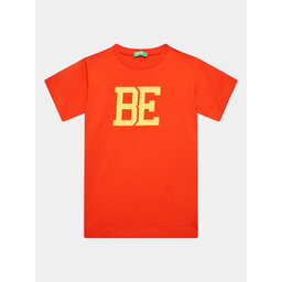 United Colors Of Benetton United Colors Of Benetton T-Shirt 3I1XG109J Rot Regular Fit