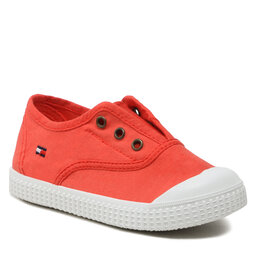 Tommy Hilfiger Bambas Tommy Hilfiger Low Cut Easy-On Sneaker T1X9-32824-0890 S Red 300