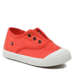Tommy Hilfiger Tornacipő Tommy Hilfiger Low Cut Easy-On Sneaker T1X9-32824-0890 S Red 300