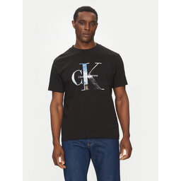 Calvin Klein Jeans Calvin Klein Jeans Футболка Photo Monogram J30J327483 Чорний Regular Fit