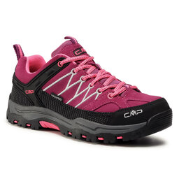 CMP Παπούτσια πεζοπορίας CMP Kids Rigel Low Trekking Shoes Wp 3Q13244J Berry/Pink Fluo 05HF