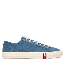 Tommy Jeans Sneakers aus Stoff Tommy Jeans Archive Y2K Lace Up Denim EM0EM01751 Blau