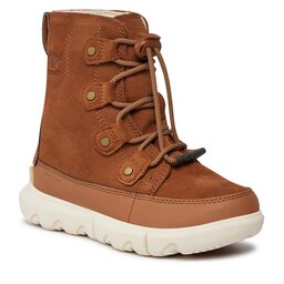 Sorel Schneeschuhe Sorel Youth Sorel Explorer™ Lace Wp NY4897-242 Velvet Tan/Chalk