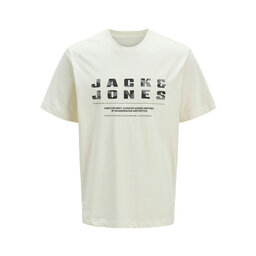 Jack&Jones Jack&Jones Camiseta Recharge 12274716 Beis Relaxed Fit
