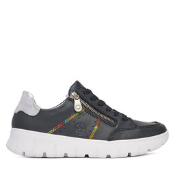 Rieker Sneakersy Rieker N1313-14 Tmavomodrá