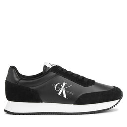 

Снікерcи Calvin Klein Jeans Retro Runner Low Laceup Ny Pearl YW0YW01056 Black/White BEH, Чорний