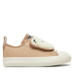 Converse Кецове Converse Chuck Taylor All Star One Strap Ox A10040C Бежов