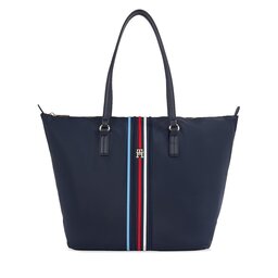Tommy Hilfiger Torebka Tommy Hilfiger Poppy Tote Corp AW0AW15981 Space Blue DW6