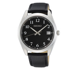 Seiko Pulkstenis Seiko Classic Quartz SUR461P1 Silver/Black