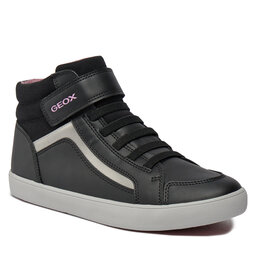 Geox Sneakersy Geox J Gisli Girl J364NC 05410 C9999 S Black