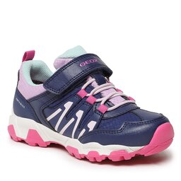 Geox Сникърси Geox J Magnetar G.B Abx A J264LA 0FEFU C4215 S Navy/Lilac