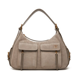 PINKO Torebka PINKO Cargo Bag Maxi PE 25 PLTT 104507 A29N Szary