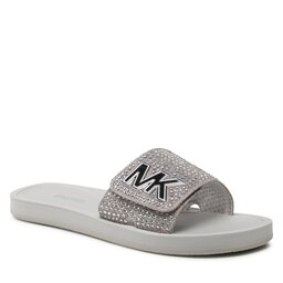 MICHAEL Michael Kors Šľapky MICHAEL Michael Kors Mk Slide 40S3MKFA3D Aluminum