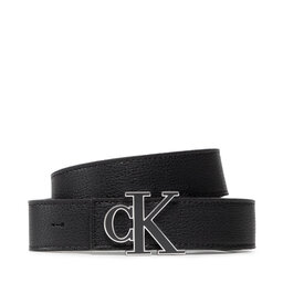 Calvin Klein Jeans Cinturón para mujer Calvin Klein Jeans Mono Hardware Outline Belt 30mm K60K609318 Black BDS