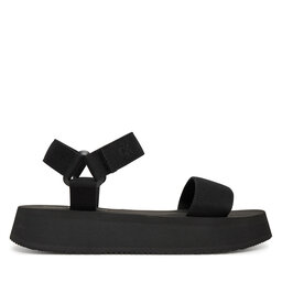 Calvin Klein Jeans Sandali Calvin Klein Jeans Sandal Velcro Webbing Mg YW0YW01693 Nero